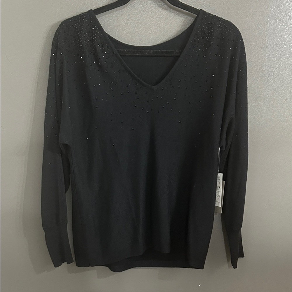 Vince Camuto Rich Black Sweater